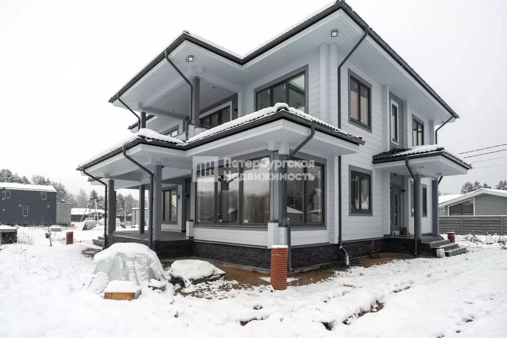 Коттедж в Ленинградская область, Ломоносовский район, Пениковское ... - Фото 1