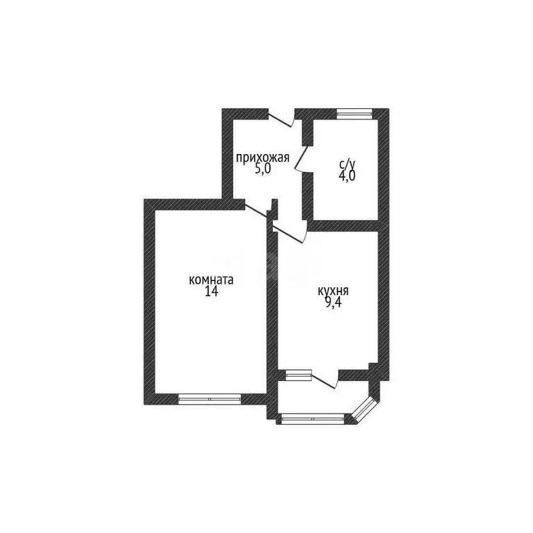 1-комнатная квартира: Краснодар, Командорская улица, 3к1 (32.4 м) - Фото 1