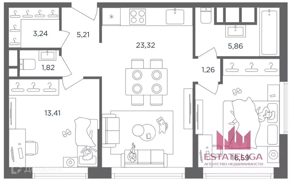 Продаётся 3-к квартира, 71 м - Фото 0