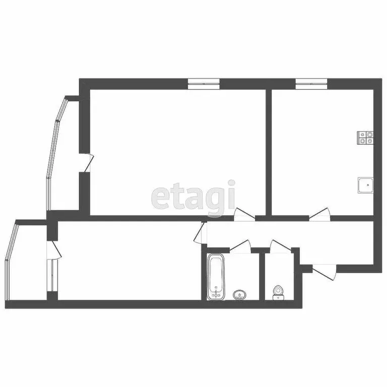 2-комнатная квартира: Саранск, Волгоградская улица, 83 (53.6 м) - Фото 1
