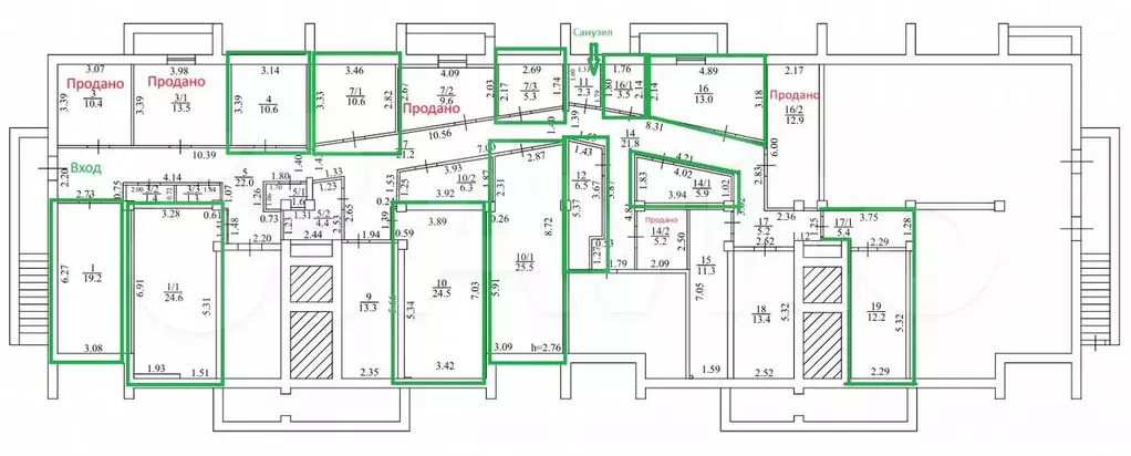 Офисы с арендатором 164 м Доход 84тр Собственник - Фото 0