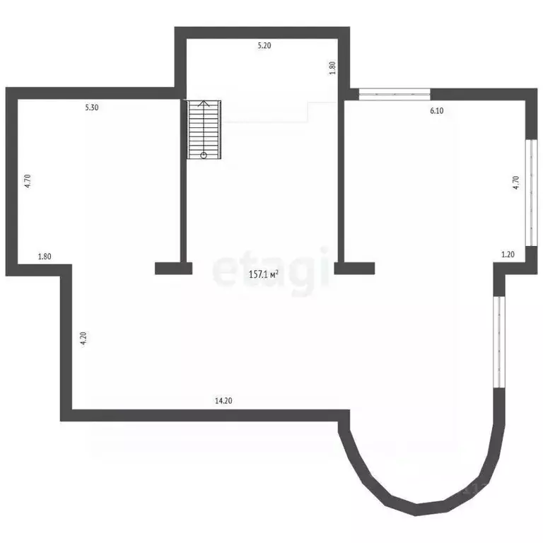 4-к кв. Севастополь с. Орловка, ш. Качинское, 35/41 (157.7 м) - Фото 2