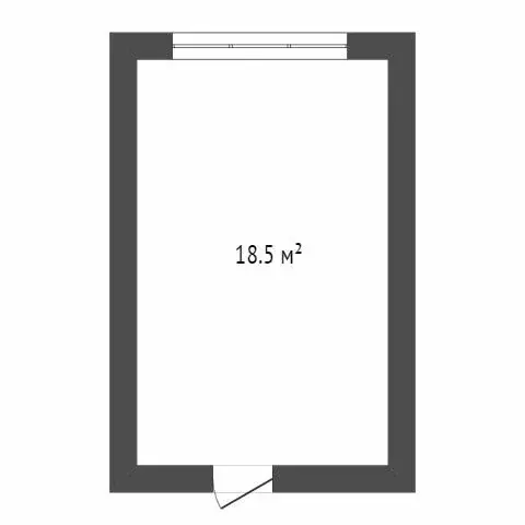 1к в -комнатной квартире (18.8 м) - Фото 1