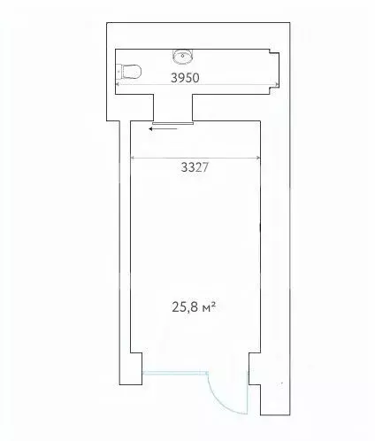 Торговая площадь в Москва Денежный пер., 30 (27 м) - Фото 2
