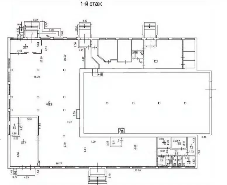 Помещение свободного назначения в Москва Луговой проезд, 11 (612 м) - Фото 2