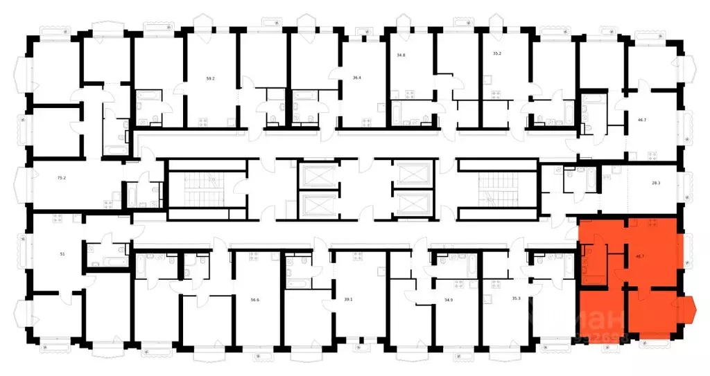 2-к кв. Московская область, Ленинский городской округ, Боброво пгт ... - Фото 2