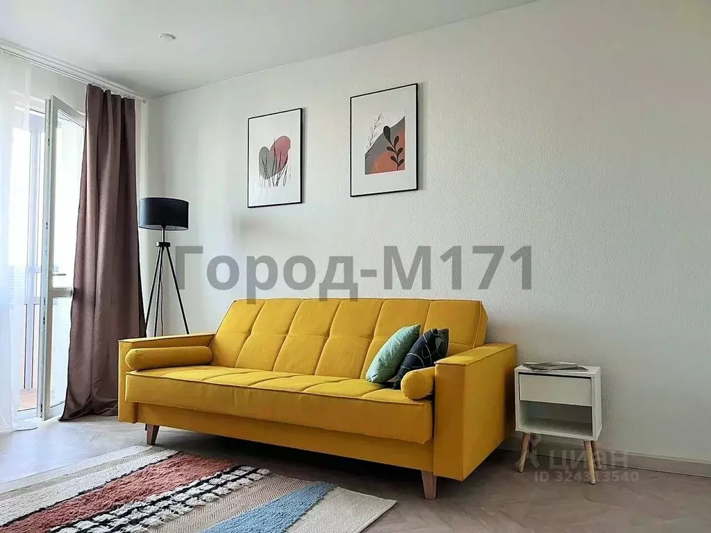 1-к кв. Санкт-Петербург ул. Чарушинская, 12 (32.6 м) - Фото 1