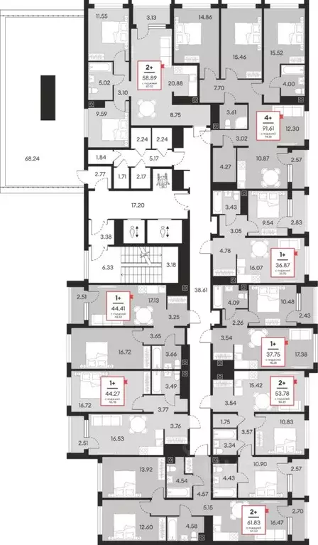 1-к кв. Ханты-Мансийский АО, Нефтеюганск ул. Нефтяников, 48А (37.75 м) - Фото 2