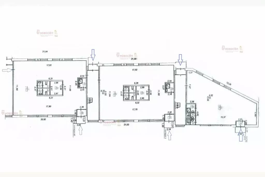 Офис (553.6 м) - Фото 1
