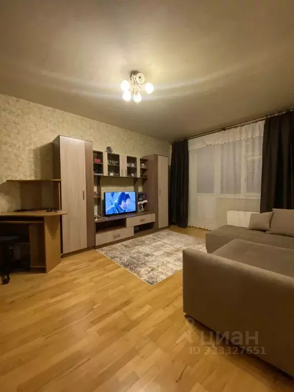 Квартира, 1 комната, 37.6 м - Фото 1