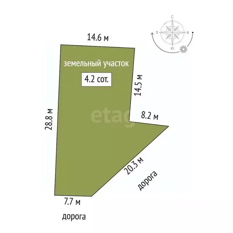Участок в Крым, Белогорск ул. Чадыр-Кермен (4.0 сот.) - Фото 1