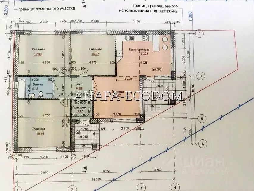 Дом в Краснодарский край, Анапа муниципальный округ, с. Цибанобалка ... - Фото 2