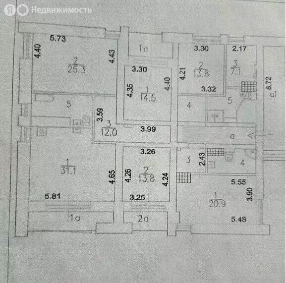 5-комнатная квартира: Москва, Артековская улица, 2к1 (180 м) - Фото 1