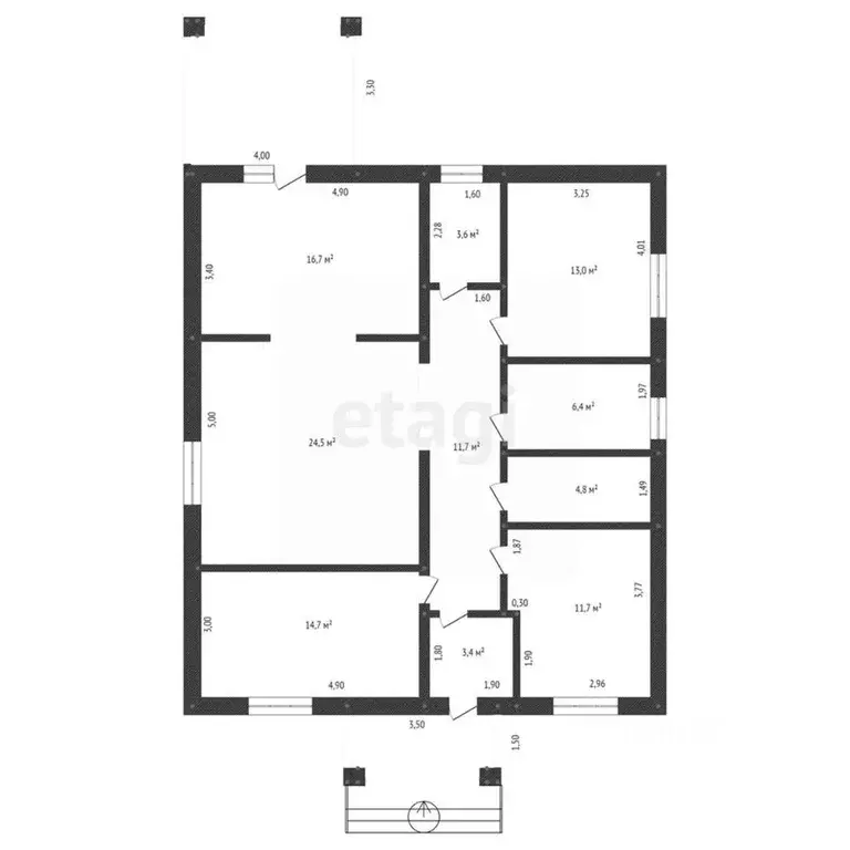 Дом в Башкортостан, Уфа городской округ, с. Нагаево пер. Самобытный ... - Фото 2