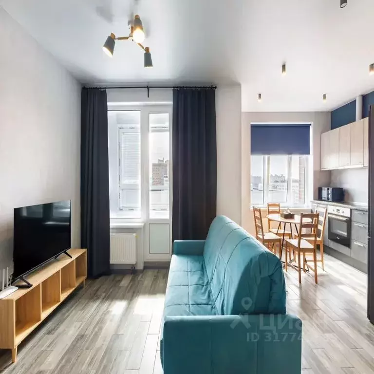 Студия Санкт-Петербург Гражданский просп., 107к4 (35.0 м) - Фото 1