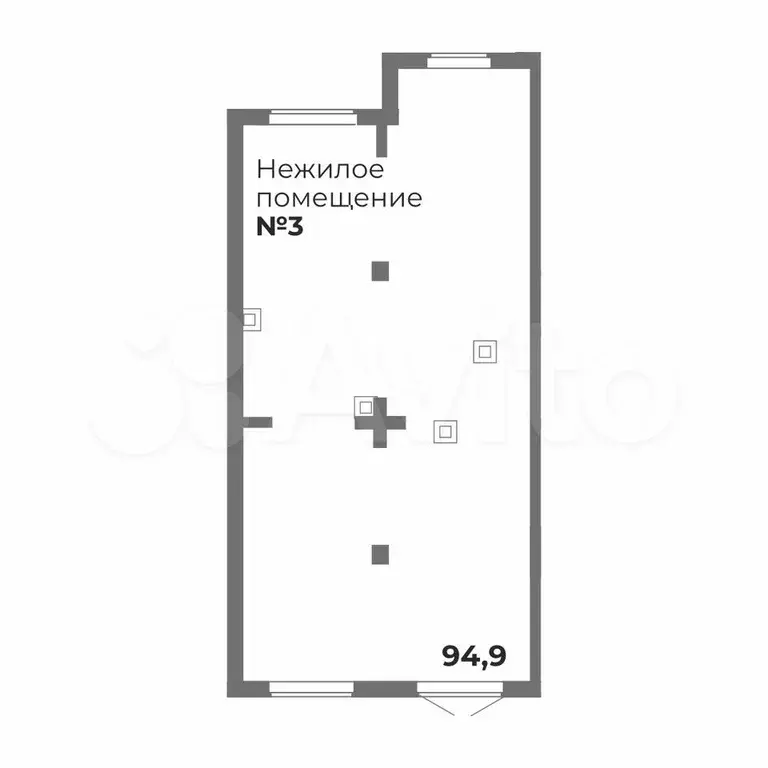 Продам помещение свободного назначения, 94.9 м - Фото 0