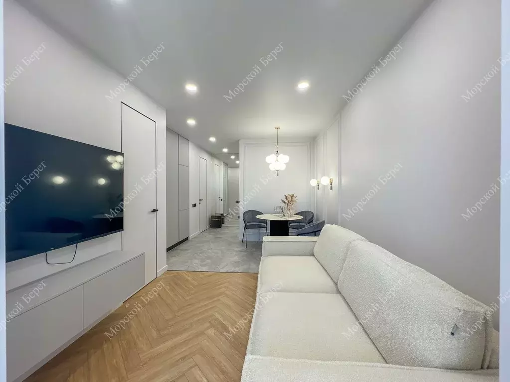 1-к кв. Краснодарский край, Сочи Завокзальный мкр, пер. Трунова, 6к5 ... - Фото 0