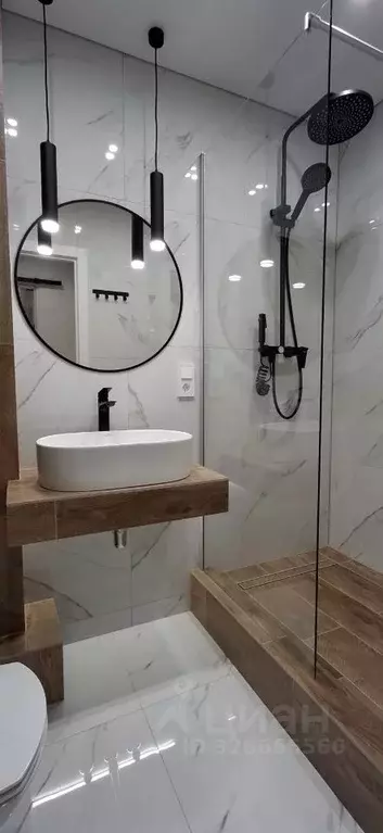 1-к кв. Воронежская область, Воронеж ул. Суворова, 122Д (33.4 м) - Фото 2