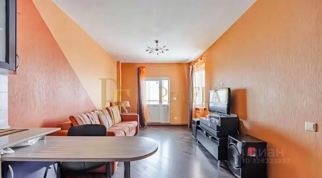 Студия Санкт-Петербург ул. Крыленко, 43К2 (28.7 м) - Фото 1