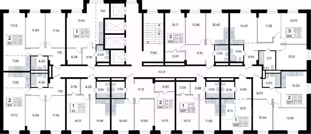 1-к кв. Приморский край, Владивосток ул. Тухачевского (36.68 м) - Фото 2