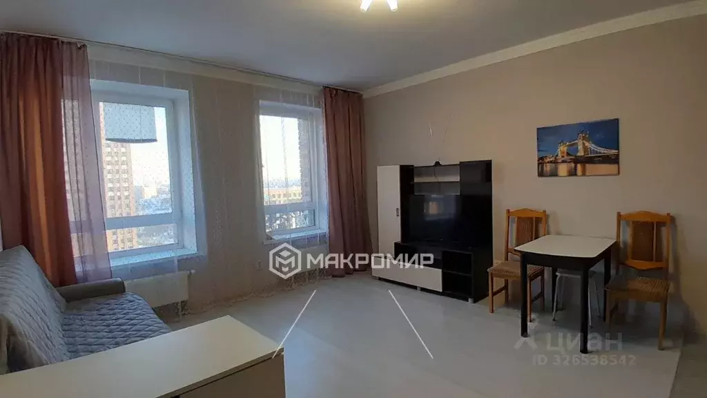 Студия Москва Донецкая ул., 30к2 (30.0 м) - Фото 2