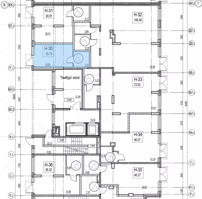 Помещение свободного назначения в Ленинградская область, Мурино ... - Фото 1