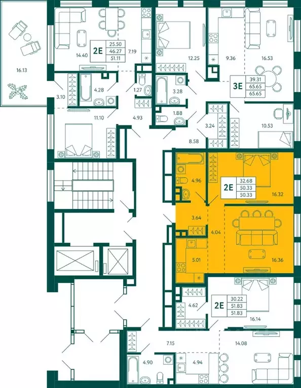 1-к кв. Башкортостан, Уфа Зеленая Роща жилрайон, Терле Парк жилой ... - Фото 1