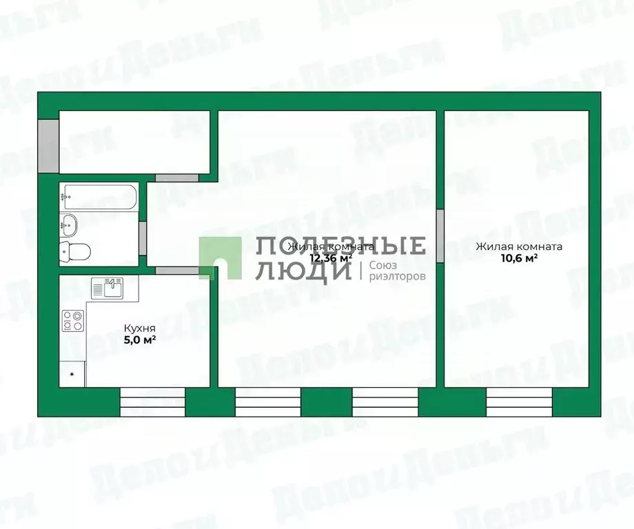 2-к кв. кировская область, киров ул. свердлова, 7 (36.0 м) - Фото 1