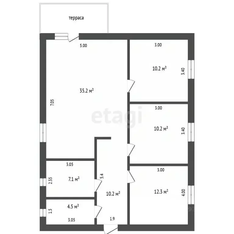 Дом в Тюменская область, Тюмень Россиянка садовое товарищество, ул. ... - Фото 1