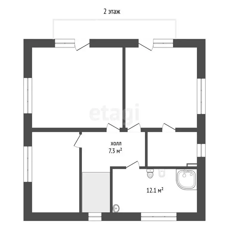 Дом в Узюково, 6-й проезд (180 м) - Фото 1