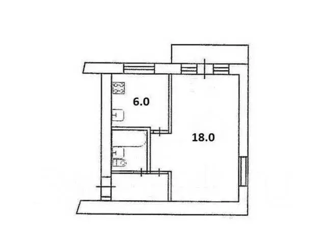 Продаётся 1-к квартира, 30.3 м - Фото 0
