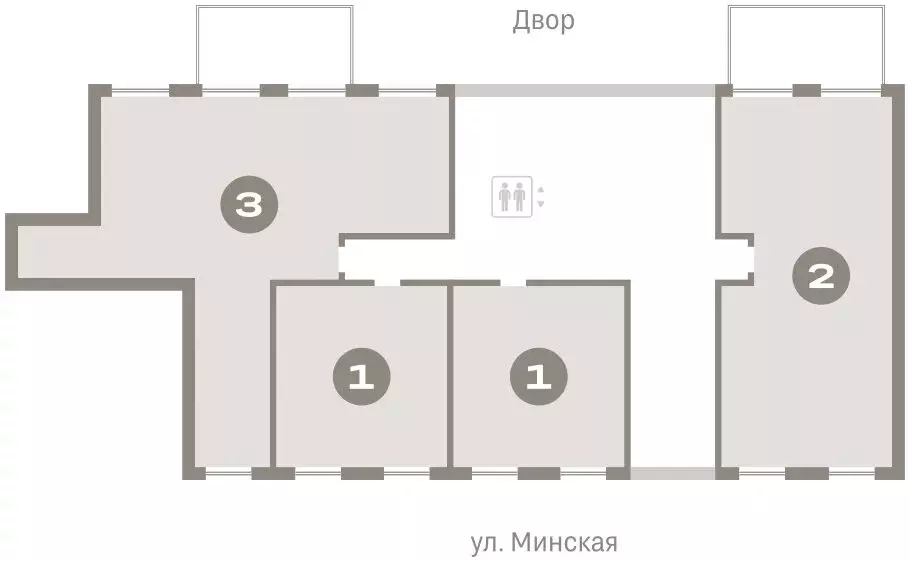 2-комнатная квартира: Тюмень, жилой комплекс На Минской (107.23 м) - Фото 1