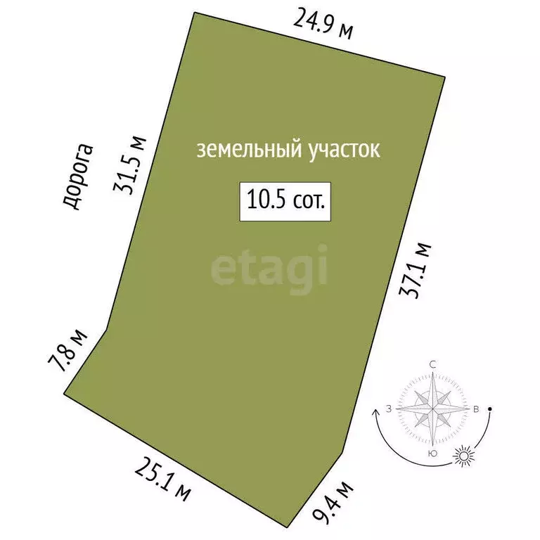 Участок в Тюменская область, Нижнетавдинский муниципальный округ, СТ ... - Фото 1