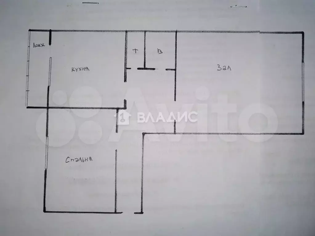 2-к. квартира, 55,1 м, 2/5 эт. - Фото 0