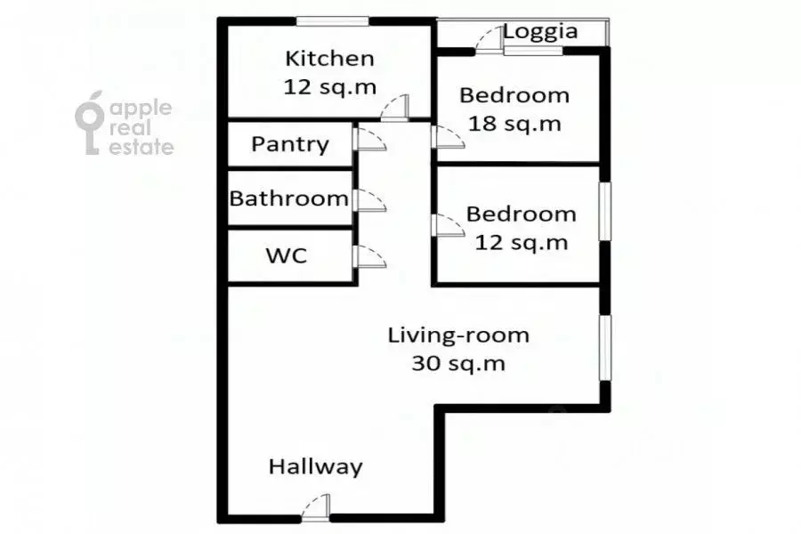 3-к кв. Москва ул. Малая Грузинская, 28 (100.0 м) - Фото 2