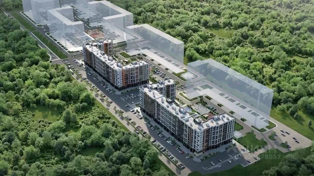 1-к кв. Тверская область, Тверь Лесная Мелодия-3 жилой комплекс (32.7 ... - Фото 2