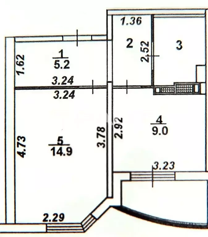 1-комнатная квартира: Воронеж, улица Артамонова, 34/6 (36.4 м) - Фото 0