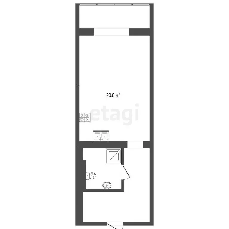 Квартира-студия: Светлогорск, Олимпийский бульвар, 3 (46 м) - Фото 1