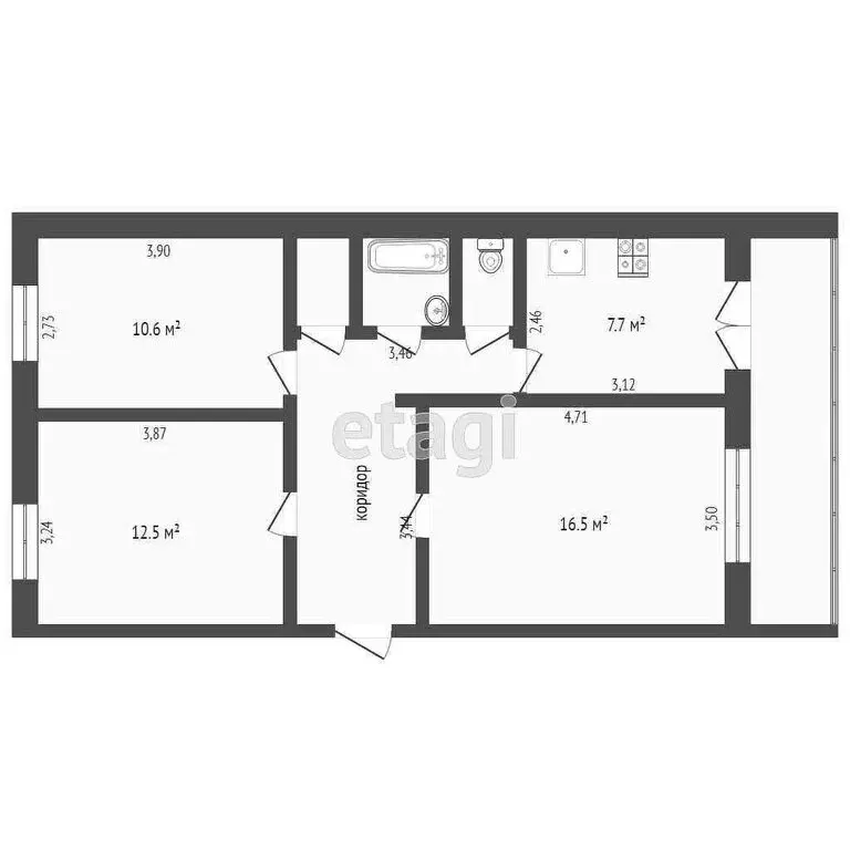 3-комнатная квартира: Тюмень, микрорайон Парфёново, улица Тимуровцев, ... - Фото 1