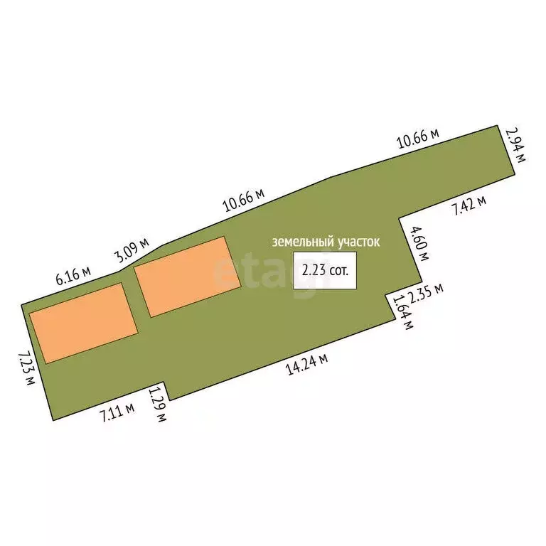 Дом в Севастополь, улица Ломоносова (15.7 м) - Фото 1