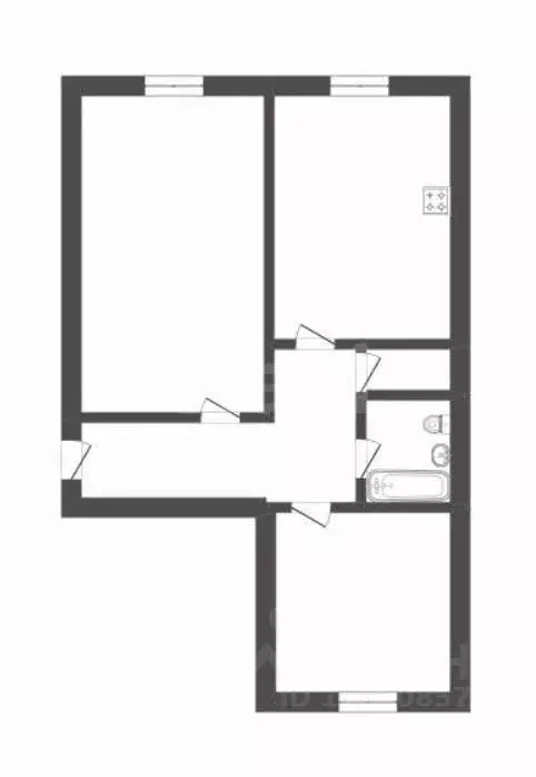 2-к кв. Воронежская область, Борисоглебск Бланская ул., 61 (53.7 м) - Фото 0