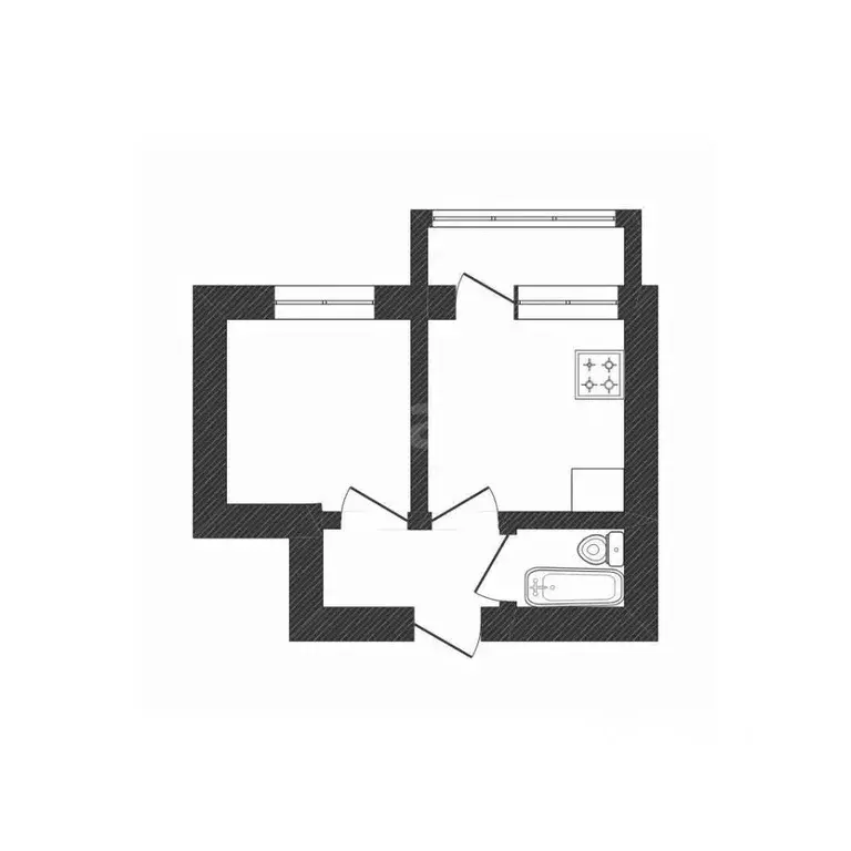 1-к кв. Смоленская область, Смоленск Вяземская ул., 34Б (39.4 м) - Фото 2