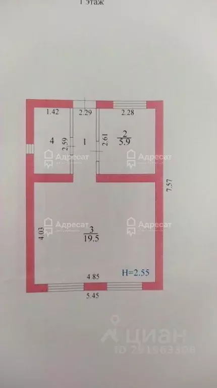 Дом в Волгоградская область, Волгоград Победа СНТ,  (53 м) - Фото 0