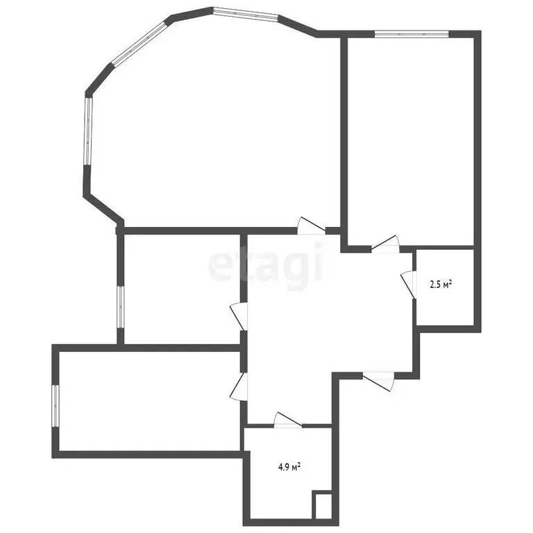 3-комнатная квартира: Воронеж, проспект Патриотов, 1Е (96.2 м) - Фото 1