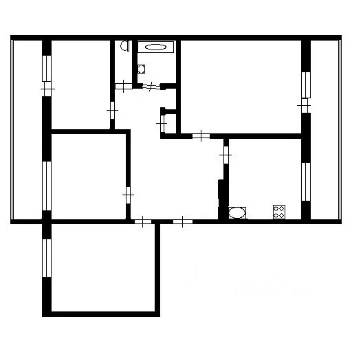 4-к кв. Татарстан, Казань ул. Абсалямова, 37 (82.0 м) - Фото 1