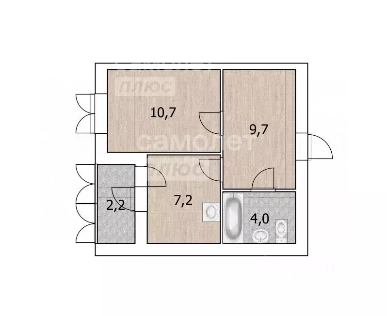 1-к кв. Башкортостан, Уфа ул. Гази Загитова, 11/1 (31.6 м) - Фото 1