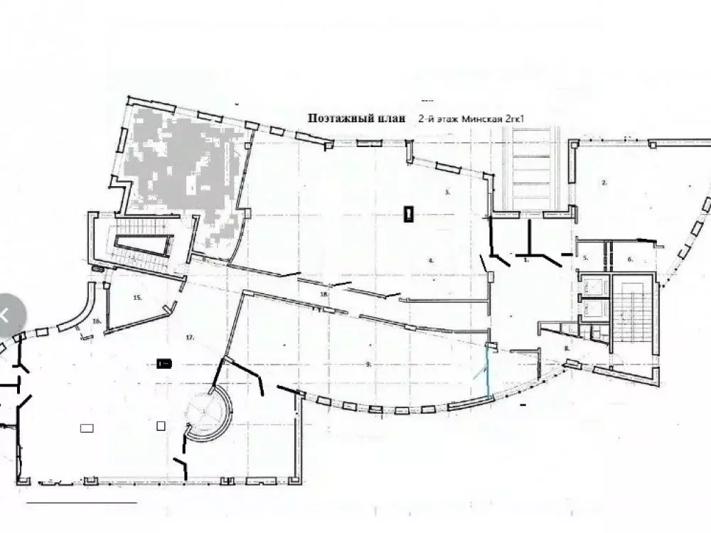 Офис в Москва Минская ул., 2Гк1 (648 м) - Фото 2