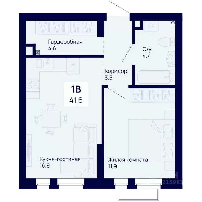 1-к кв. Свердловская область, Екатеринбург Галактика жилой комплекс ... - Фото 0