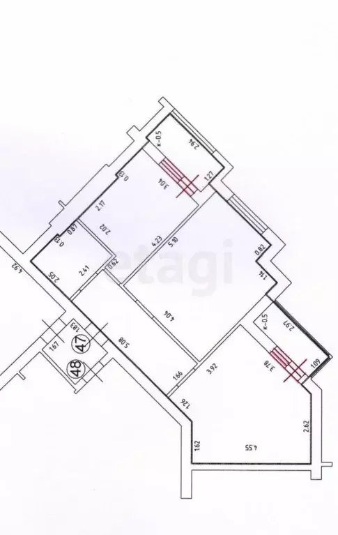 2-к кв. Калининградская область, Калининград ул. Тенистая Аллея, 50Г ... - Фото 1