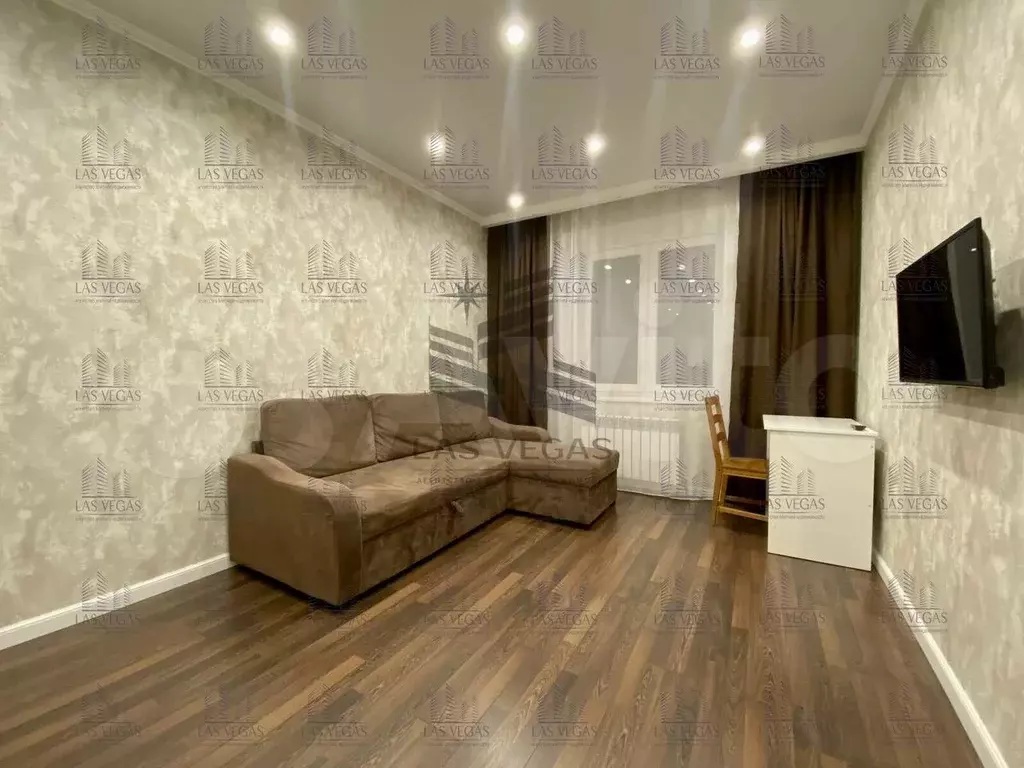 1-к. квартира, 37 м, 5/9 эт. - Фото 1